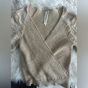 Anthropology women’s cropped sweater